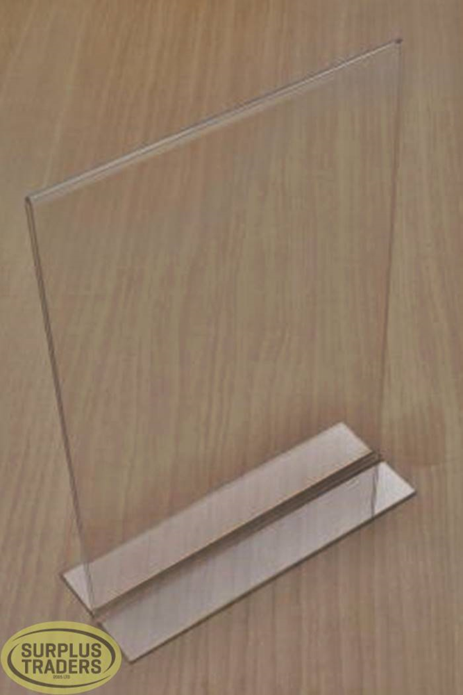New A4 Sign Holder T Shape