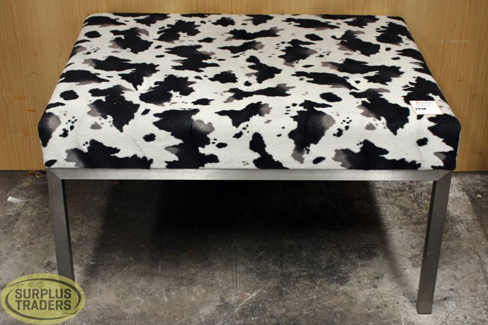 Animal Print Bench Seat