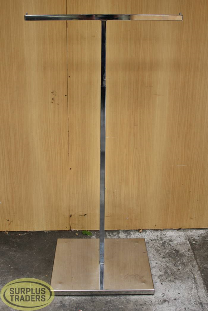 T Clothing Rack Chrome