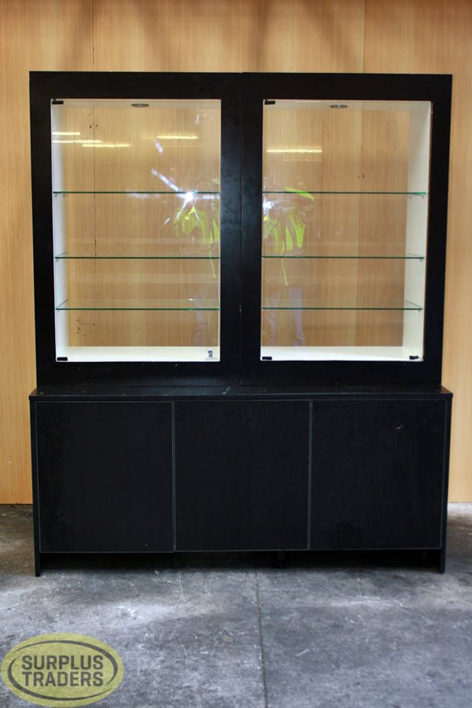Display Case Double Black