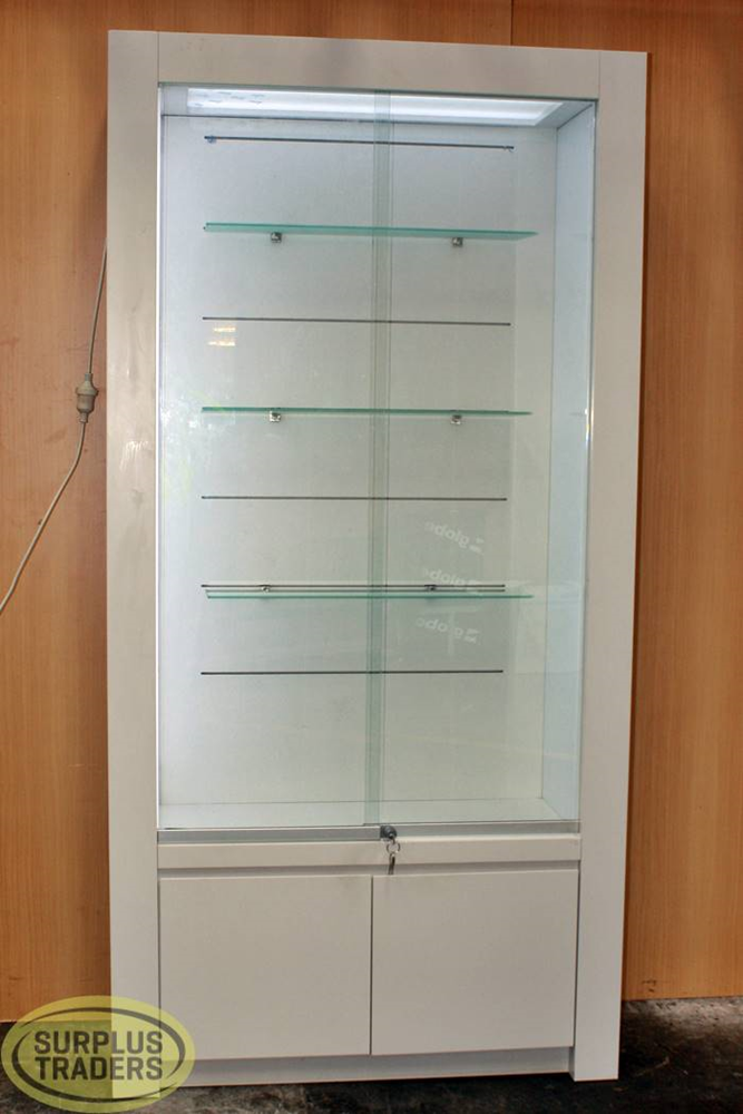 Tall Display Case with LIghts