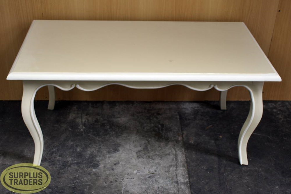 Small Wooden Table Cream