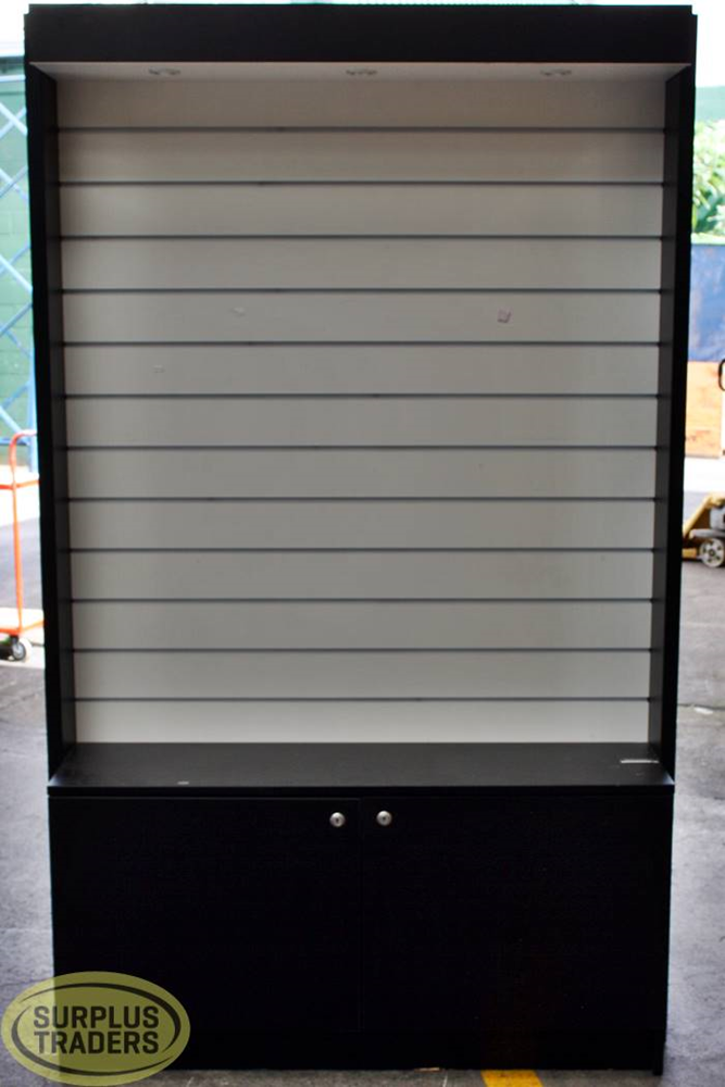 Slatwall Display Unit Black
