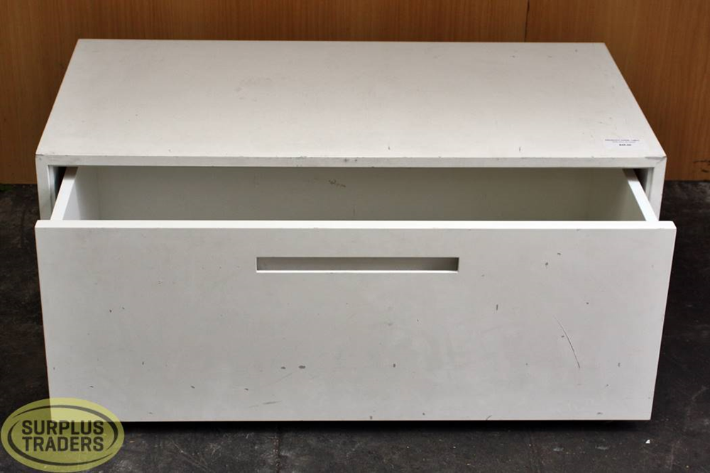 Plinth with Drawer White