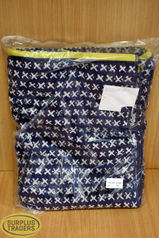 Bath Sheet Criss Cross
