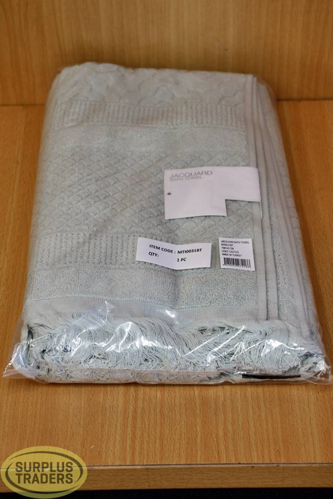 Bath Towel Jacquard Cactus