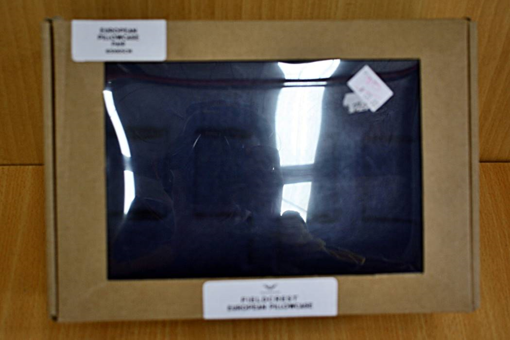 European Pillowcase Pair Navy