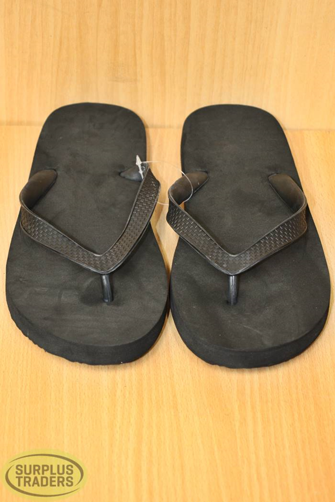 Jandals Black Size 10