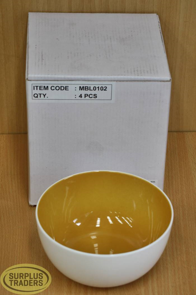 Cereal Bowl 4 Piece Maize