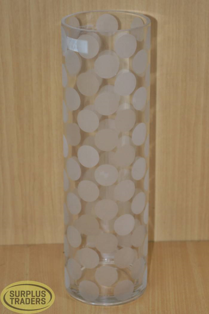 Tall Vase Frosted Spot