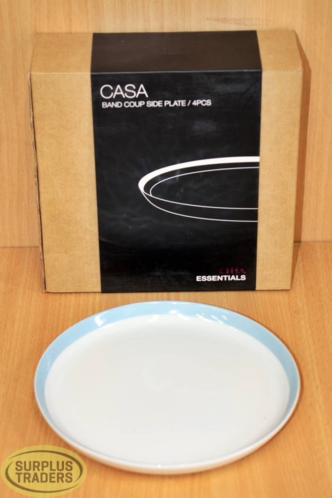 Side Plate Set of 4 Dusty Blue