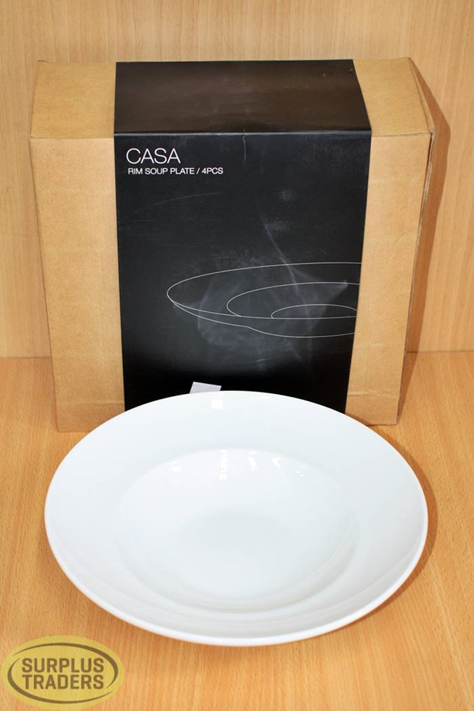 Soup Plate with Rim Set of 4