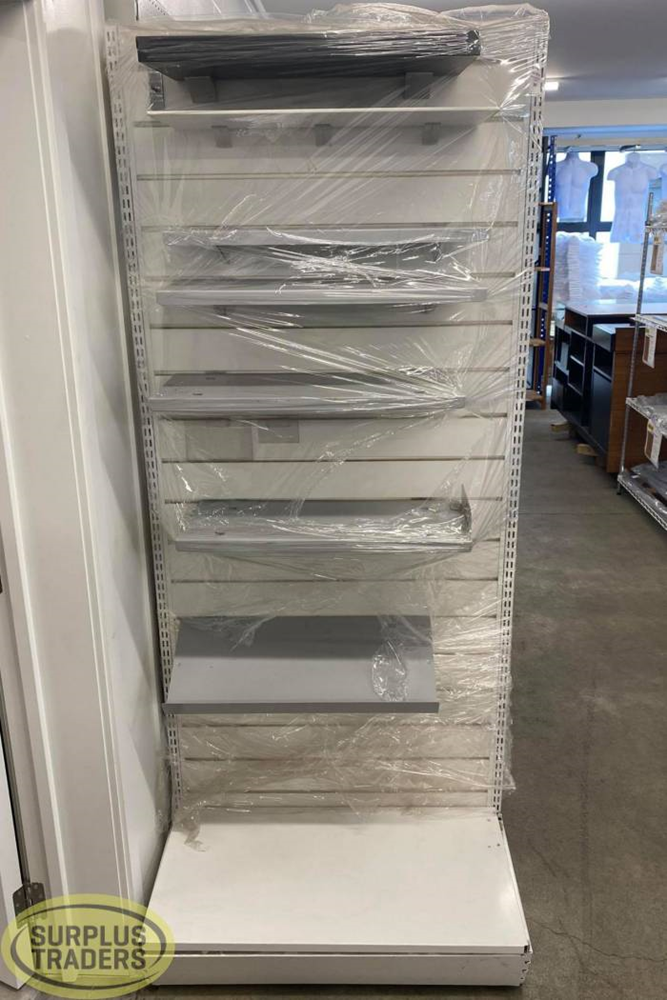 White Shelving Display Unit