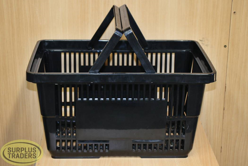 New Shopping Basket Black