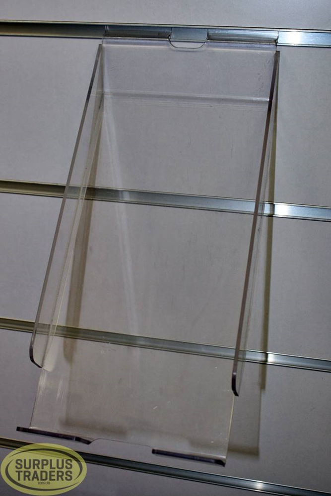 Slatwall Acrylic Sloping Tray