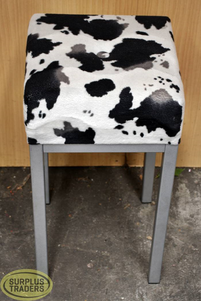 Animal Print Padded Stool