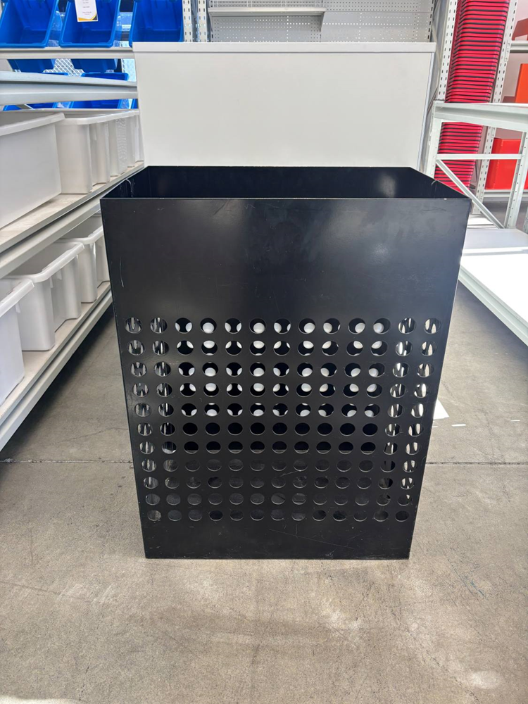 Black Metal Dump Bins with Ci