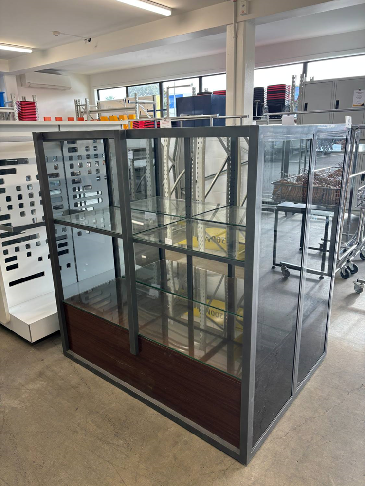 Cube Glass Display - Used