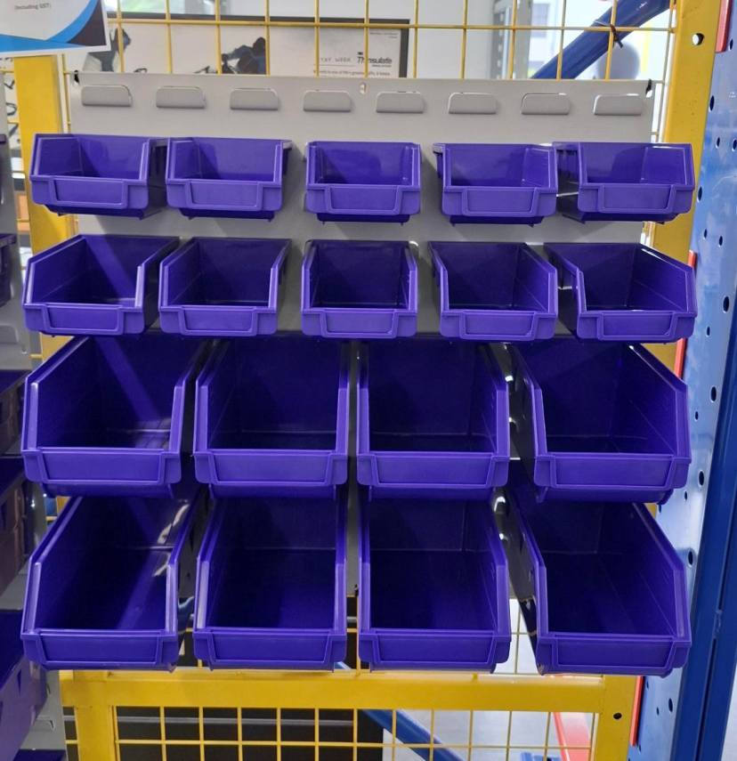 Lamson Panel with Parts Bins