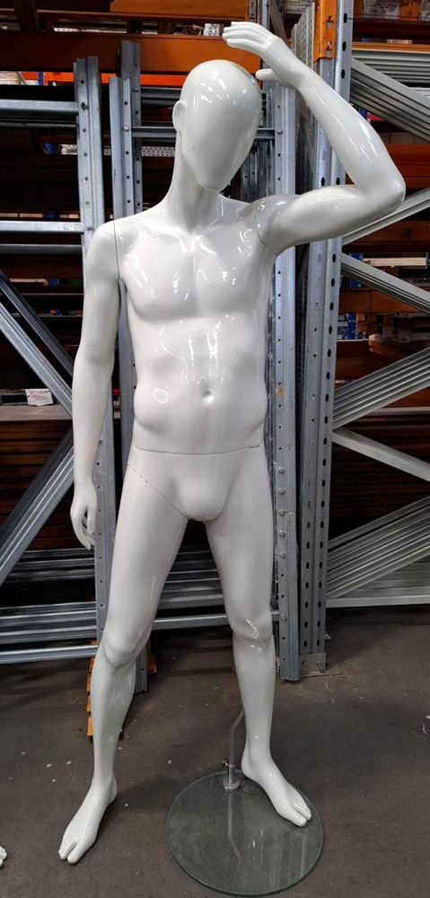 Male Mannequin with Stand - U