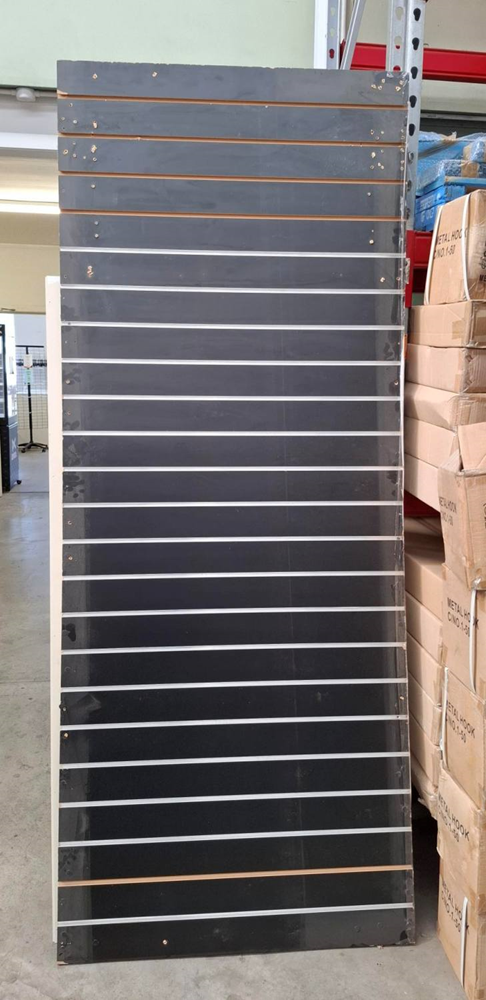 Slatwall Panel Black Portrait