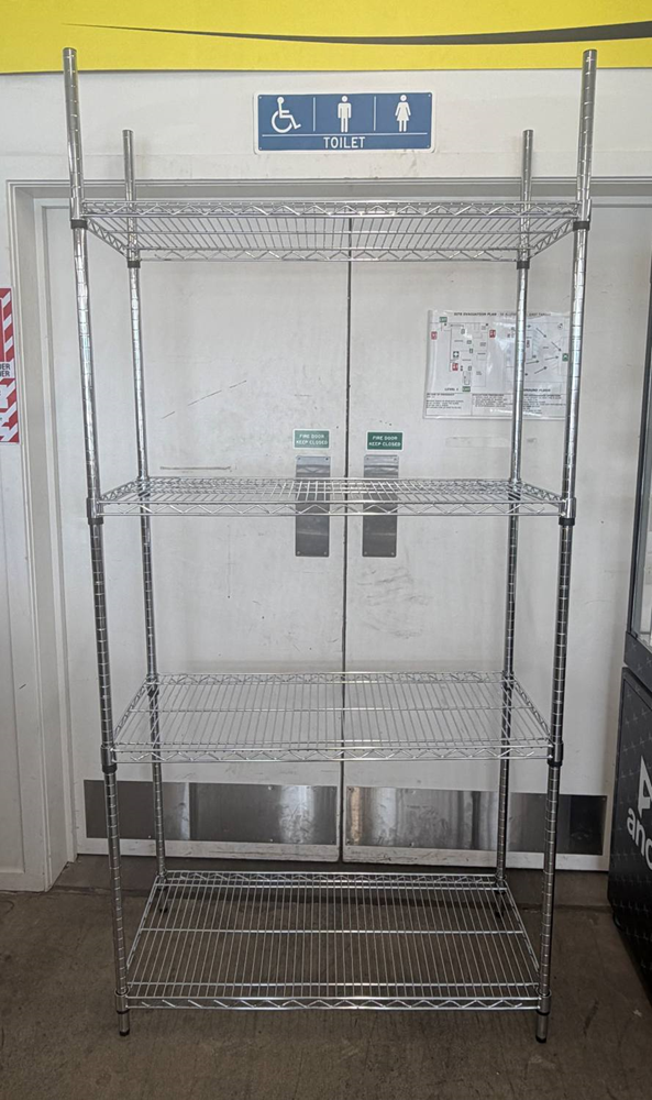 Chrome Shelving New 2000H x 4